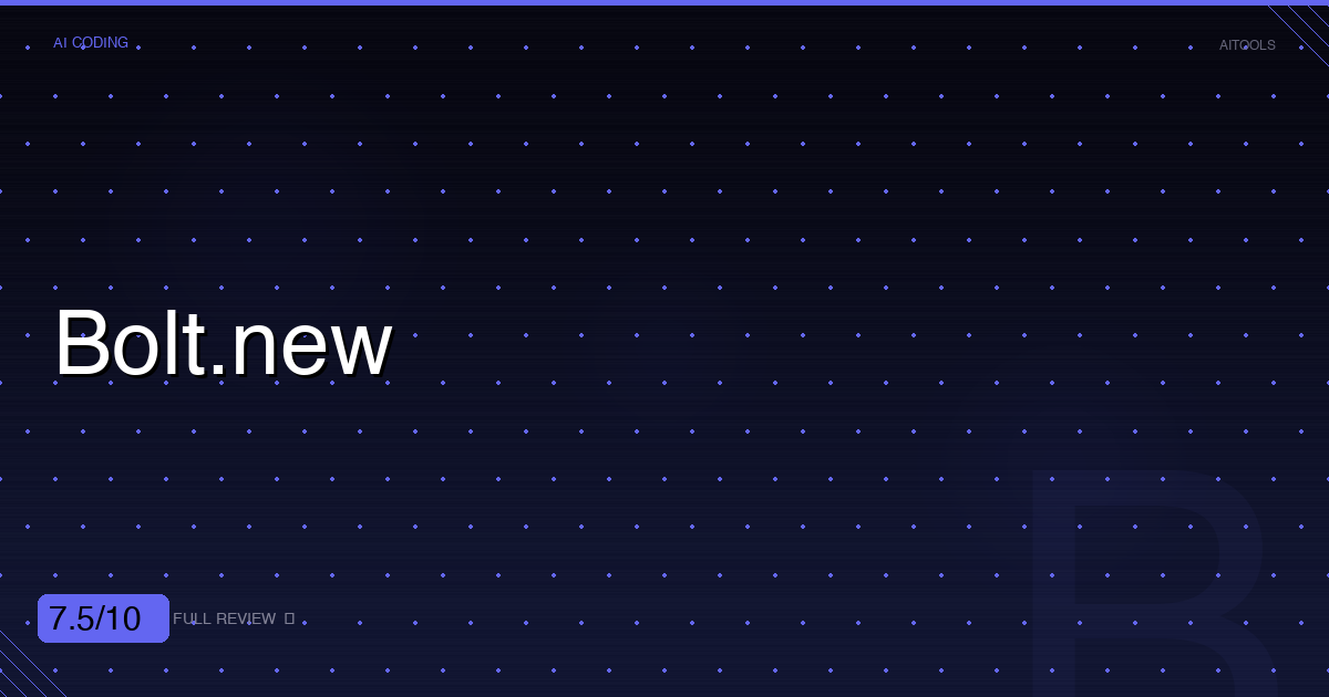 Bolt.new Review: Build Web Apps by Describing Them