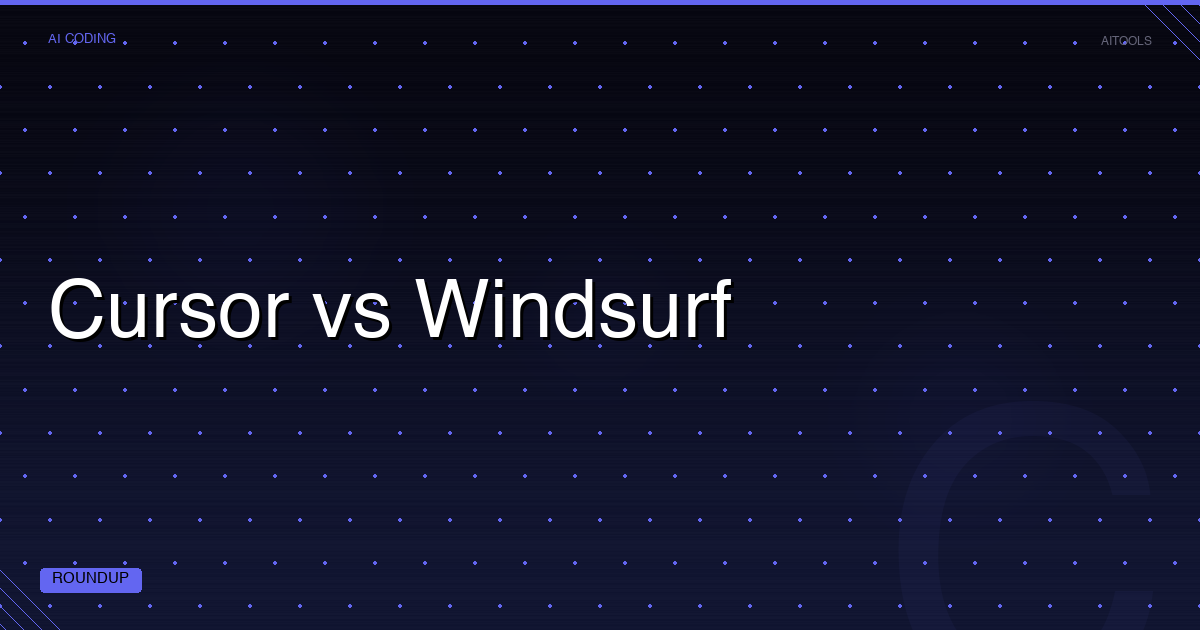 Cursor vs Windsurf: Which AI Coding Tool Should You Pick in 2026?